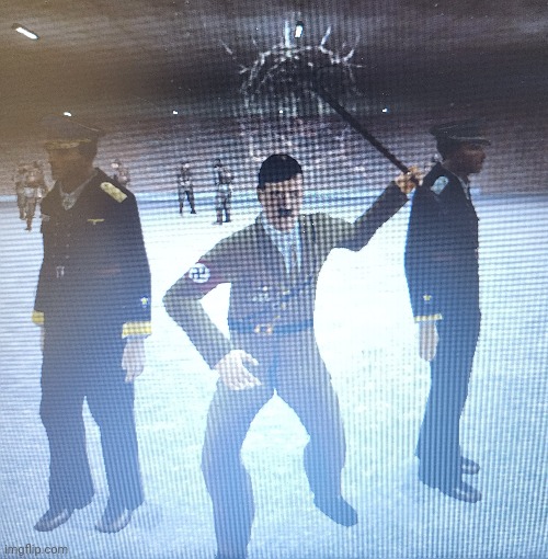 hanging out with my homies in da bunker | made w/ Imgflip meme maker