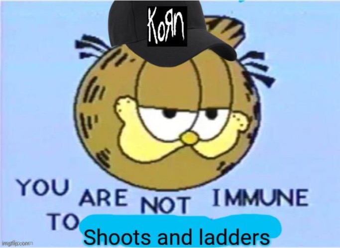 Garfield korn | image tagged in garfield korn | made w/ Imgflip meme maker