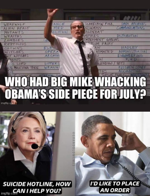 So many "coincidences" | image tagged in hillary obama laugh,big,mike | made w/ Imgflip meme maker