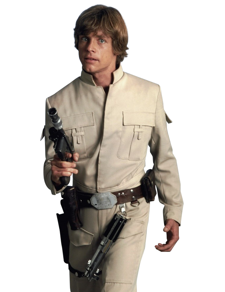 High Quality Luke Skywalker Transparent Background Blank Meme Template