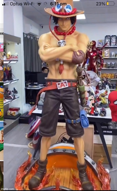 Ace statue | made w/ Imgflip meme maker