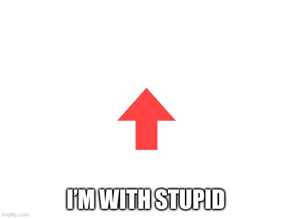 I’M WITH STUPID | made w/ Imgflip meme maker