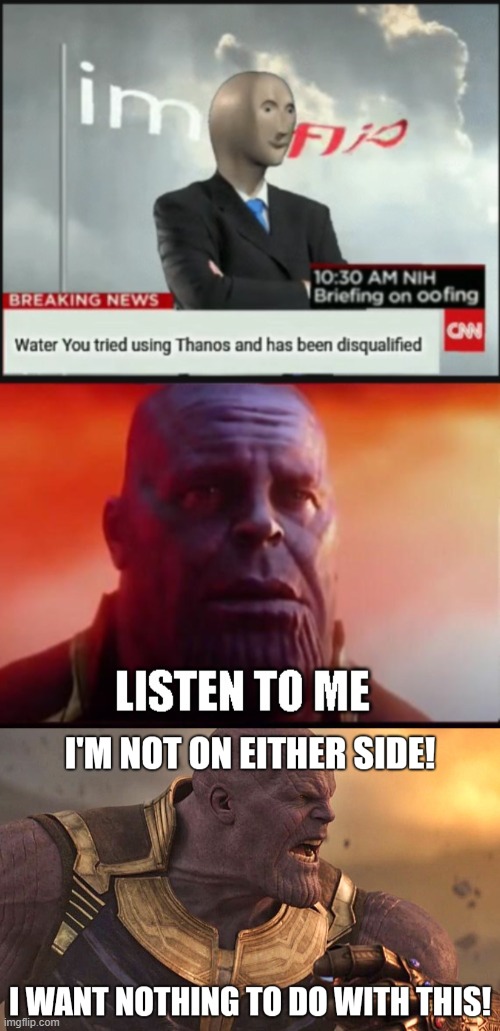 Thanos says otherwise, you lose | made w/ Imgflip meme maker