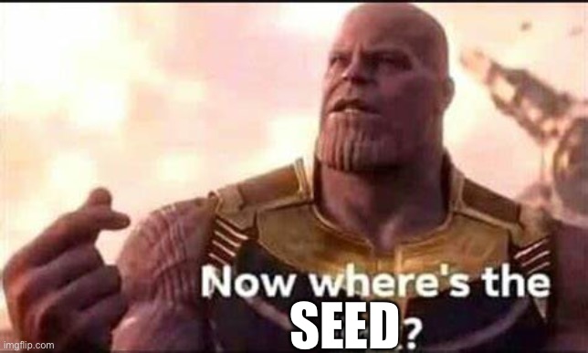 Now where's the link | SEED | image tagged in now where's the link | made w/ Imgflip meme maker