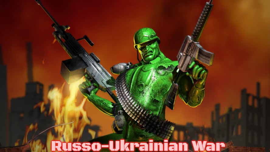 Slavic Army Men: Sarge’s War | Russo-Ukrainian War | image tagged in slavic army men sarge s war,slavic,russo-ukrainian war | made w/ Imgflip meme maker