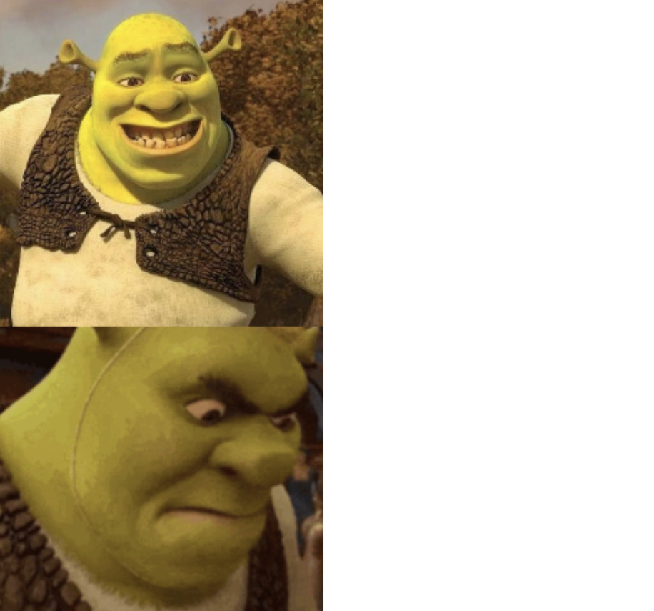 Shrek Angry Blank Template - Imgflip