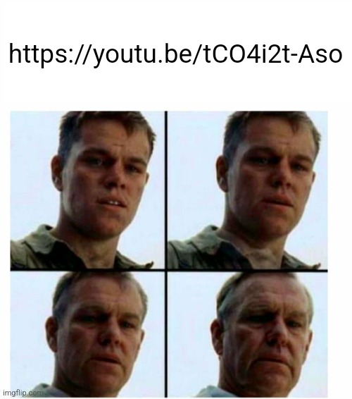 reminds me of early 2010s | https://youtu.be/tCO4i2t-Aso | image tagged in matt damon gets older | made w/ Imgflip meme maker