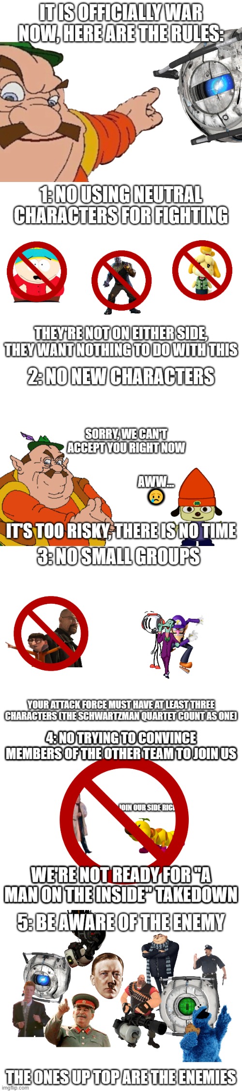 War has begun against Team Wheatley | made w/ Imgflip meme maker