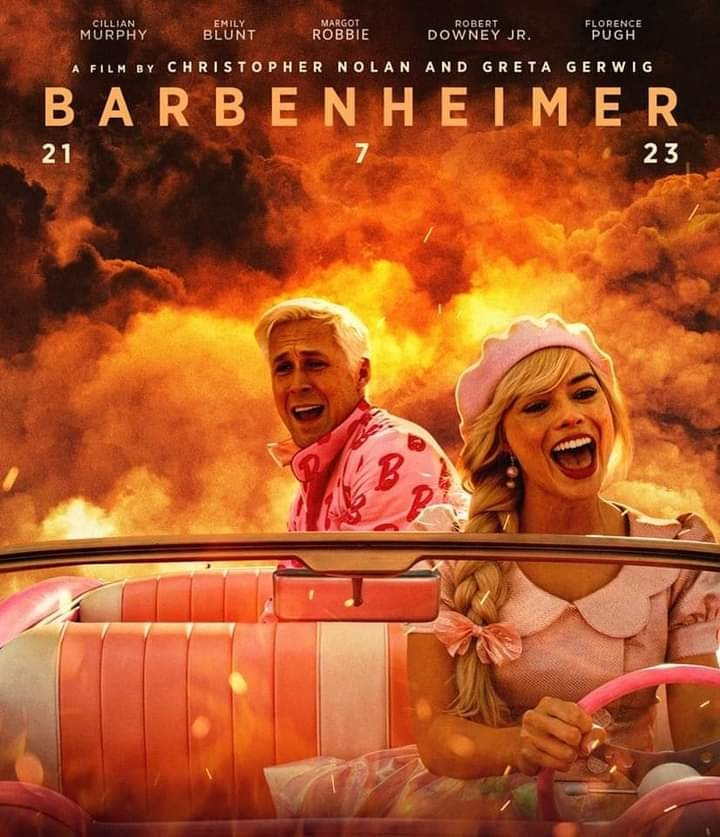 Barbenheimer Blank Meme Template
