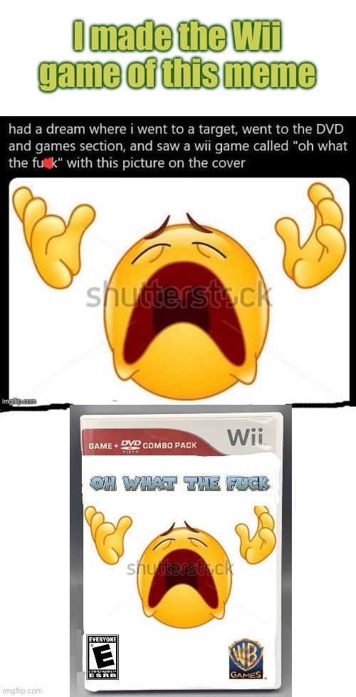 It surprisingly didn’t take that long- | I made the Wii game of this meme | made w/ Imgflip meme maker