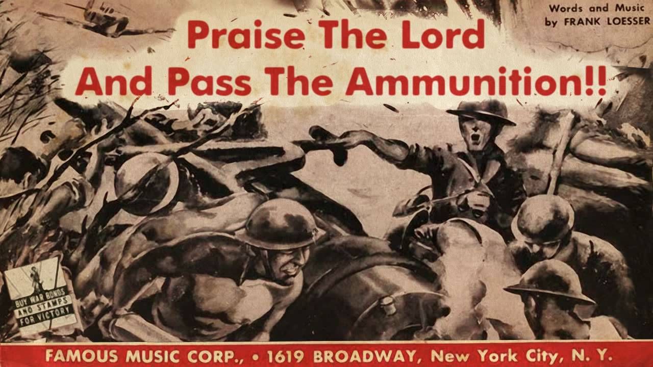 Praise the Lord and pass the ammunition Blank Meme Template