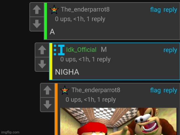 Proof that idk is a racist | made w/ Imgflip meme maker