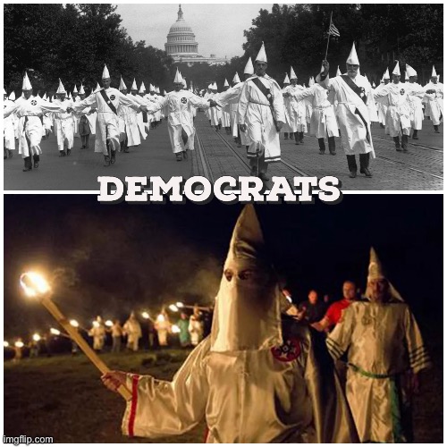 Democrats then and Now | image tagged in democrats then and now | made w/ Imgflip meme maker