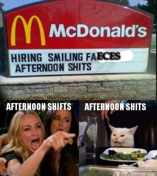 Smiling Faeces | ECES | image tagged in faeces,feces,mcdonalds | made w/ Imgflip meme maker