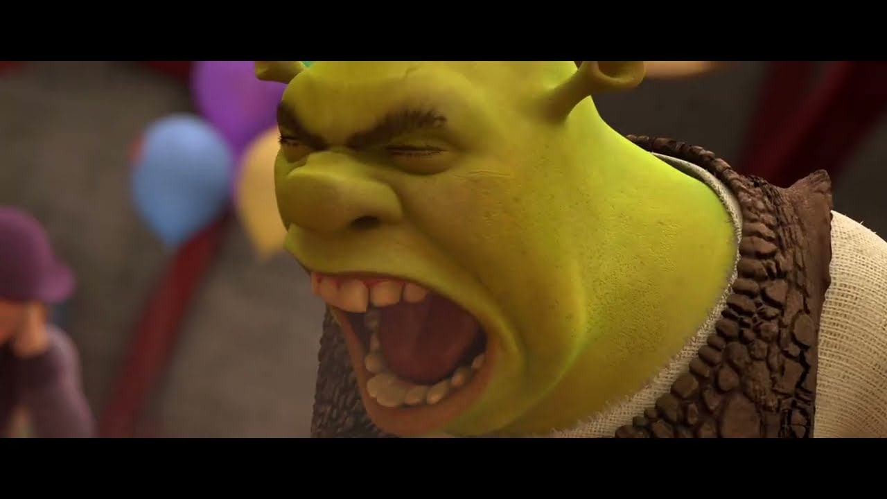 High Quality Shrek Roar Blank Meme Template