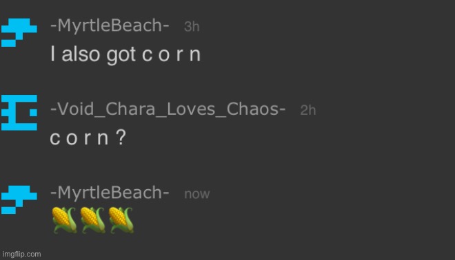 image tagged in c o r n | made w/ Imgflip meme maker