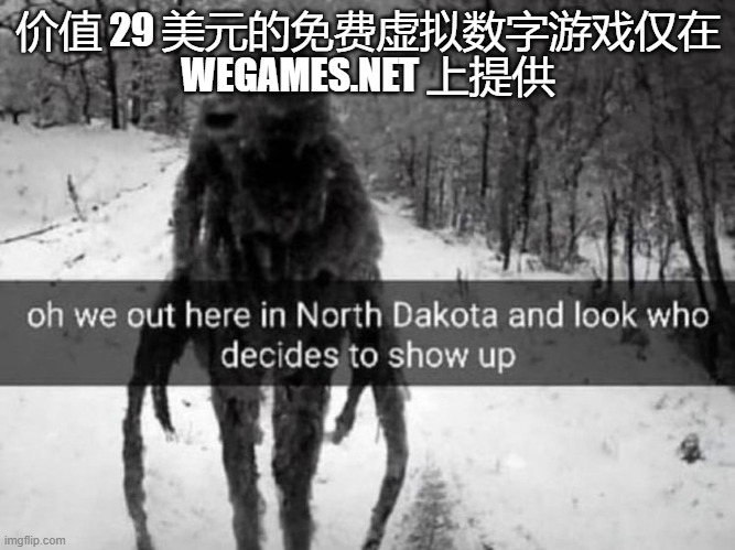 north dakota | 价值 29 美元的免费虚拟数字游戏仅在 WEGAMES.NET 上提供 | image tagged in north dakota | made w/ Imgflip meme maker