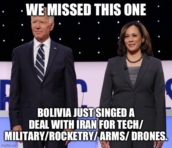 Oops Joe dnc failure again | WE MISSED THIS ONE; BOLIVIA JUST SINGED A DEAL WITH IRAN FOR TECH/ MILITARY/ROCKETRY/ ARMS/ DRONES. | image tagged in turd,memes | made w/ Imgflip meme maker
