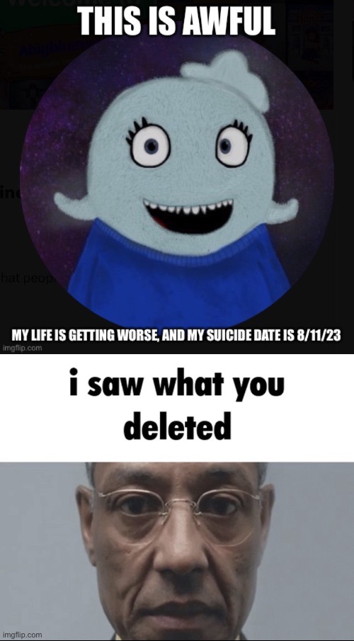 image tagged in i saw what you deleted | made w/ Imgflip meme maker