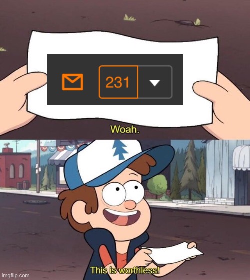 5 hours left on my comment ban. Status: haven’t checked notifications | image tagged in gravity falls meme | made w/ Imgflip meme maker