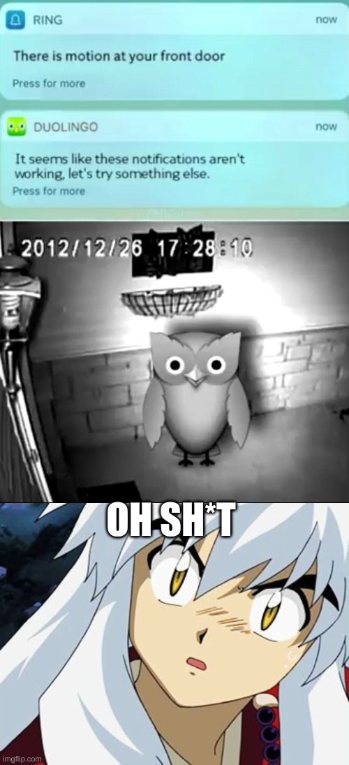 This is REAL | OH SH*T | image tagged in inuyasha | made w/ Imgflip meme maker