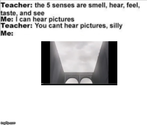 You can't hear pictures | image tagged in you can't hear pictures | made w/ Imgflip meme maker