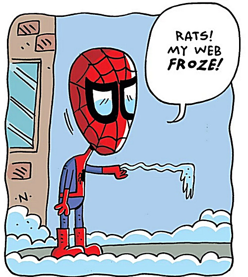 Antarctic Spiderman fail | image tagged in memes,middle school,spiderman | made w/ Imgflip meme maker