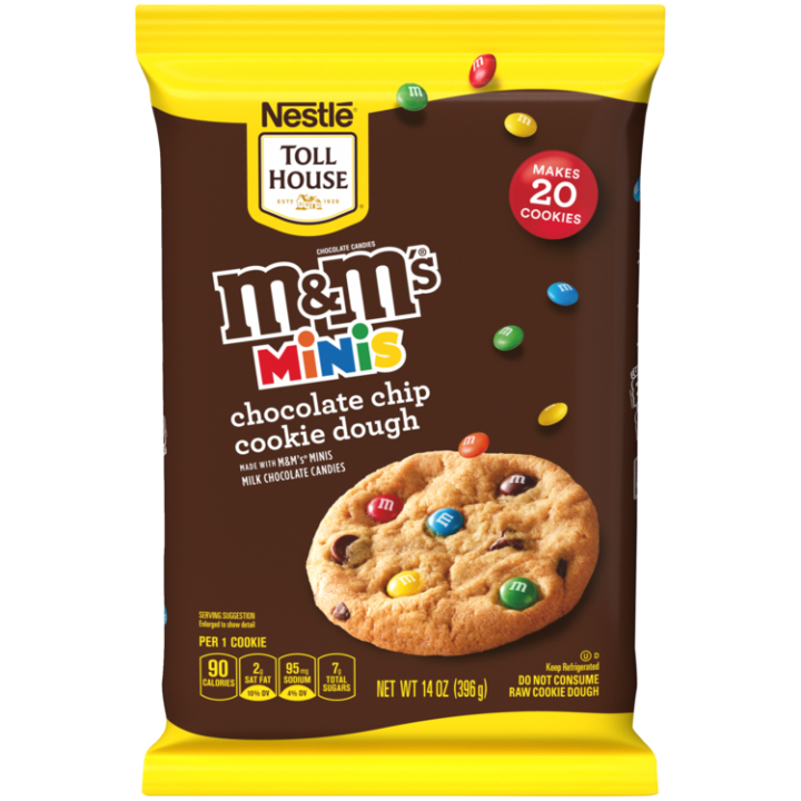 High Quality M&M'S® Minis Chocolate Candies Chocolate Chip Cookie Dough 14 oz Blank Meme Template