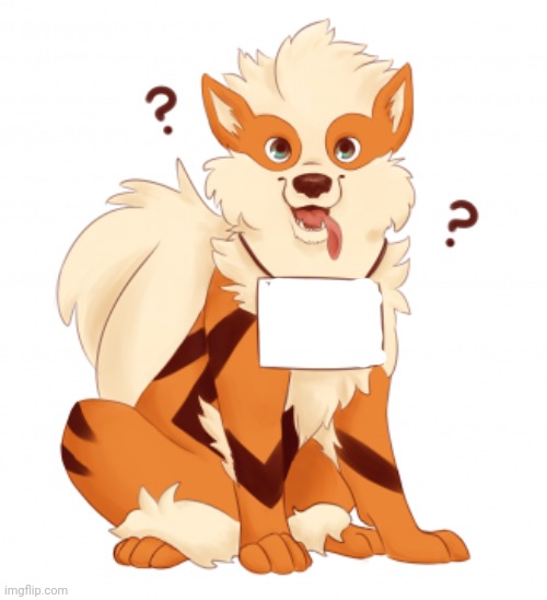 High Quality Arcanine Shaming Blank Meme Template