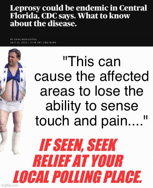 Seek Relief | image tagged in meanwhile in florida | made w/ Imgflip meme maker
