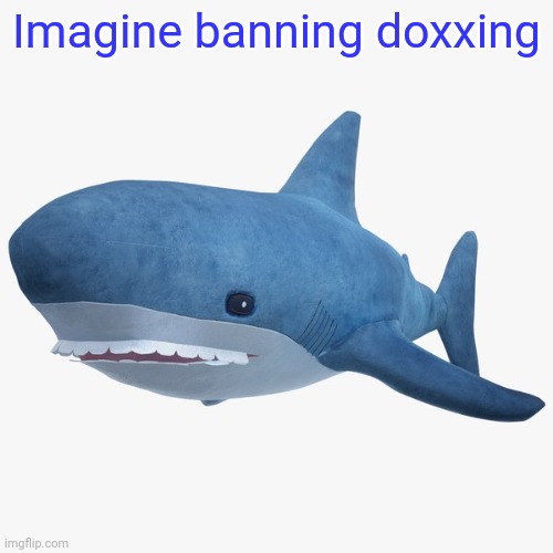 Mod note: WELL GEE I WONDER WHY IT'S BANNED??? | Imagine banning doxxing | image tagged in annoucnment temp | made w/ Imgflip meme maker