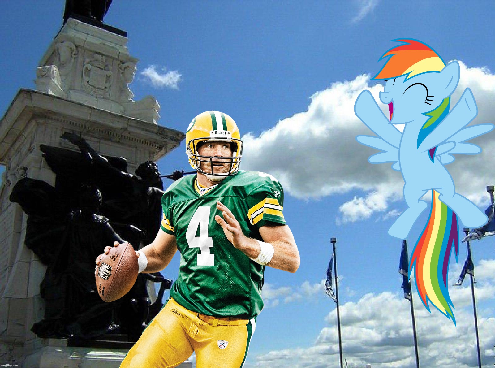 image tagged in nfl,awesome pics,my little pony,crossover,real life | made w/ Imgflip meme maker