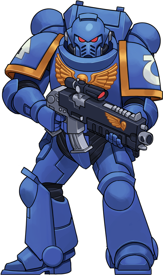 Space Marine Blank Meme Template