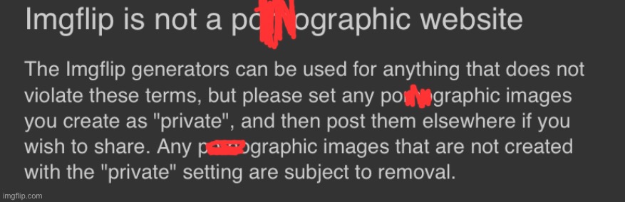 ImgFlip TOS porn | image tagged in imgflip tos porn | made w/ Imgflip meme maker