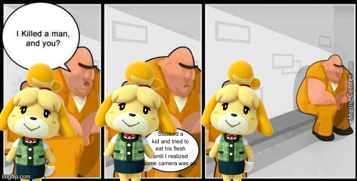 When I get out… all of team Neutral is next…. Especially the fat kid who’s gonna die a slow and agonizing death… | Stabbed a kid and tried to eat his flesh until I realized some camera was on. | image tagged in prisoners blank | made w/ Imgflip meme maker