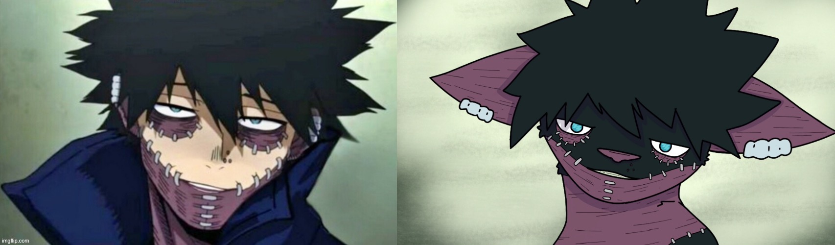 Rate 1-10 (turning Dabi into a furry LMAO) | made w/ Imgflip meme maker