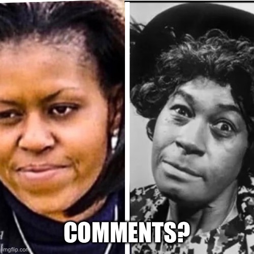 Comments pls | COMMENTS? | image tagged in ester and obama | made w/ Imgflip meme maker