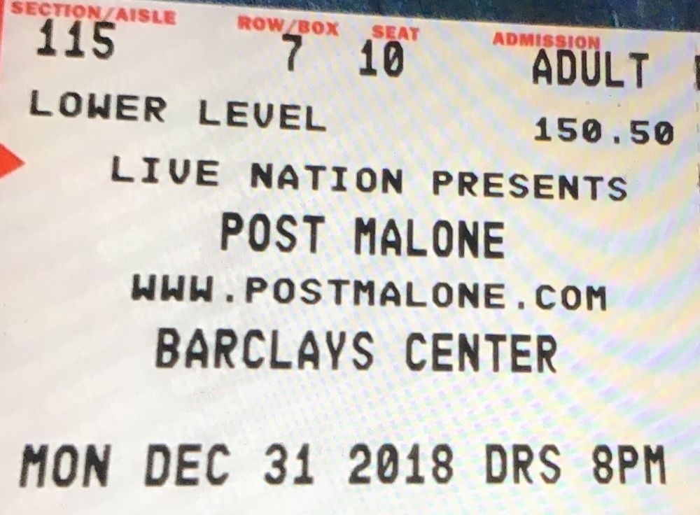 Post Malone Stub Blank Meme Template