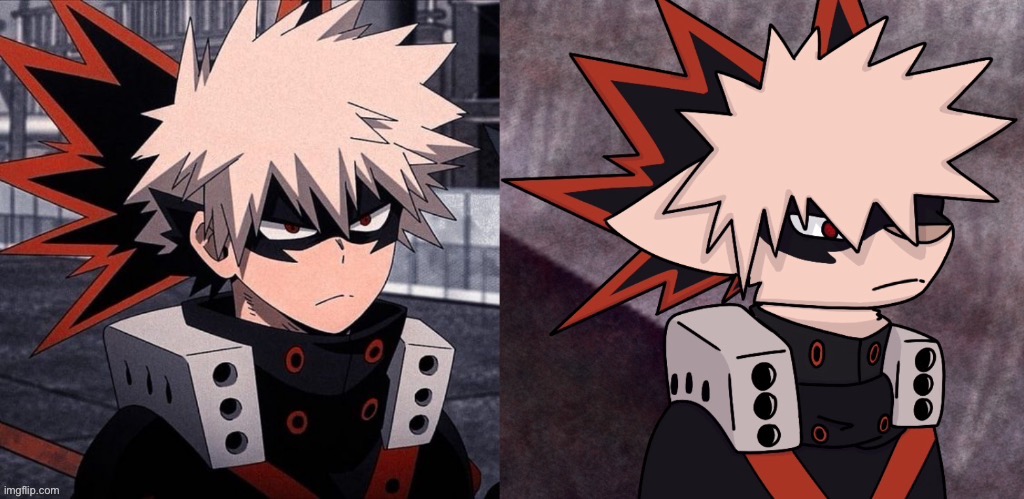 Rate 1-10 (my attempt at drawing bakugou hair failed ;=;) | made w/ Imgflip meme maker