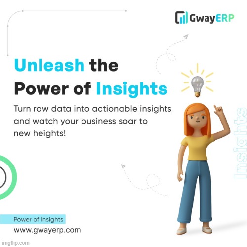 Power of Insights! | image tagged in erp software,custom software development,software | made w/ Imgflip meme maker