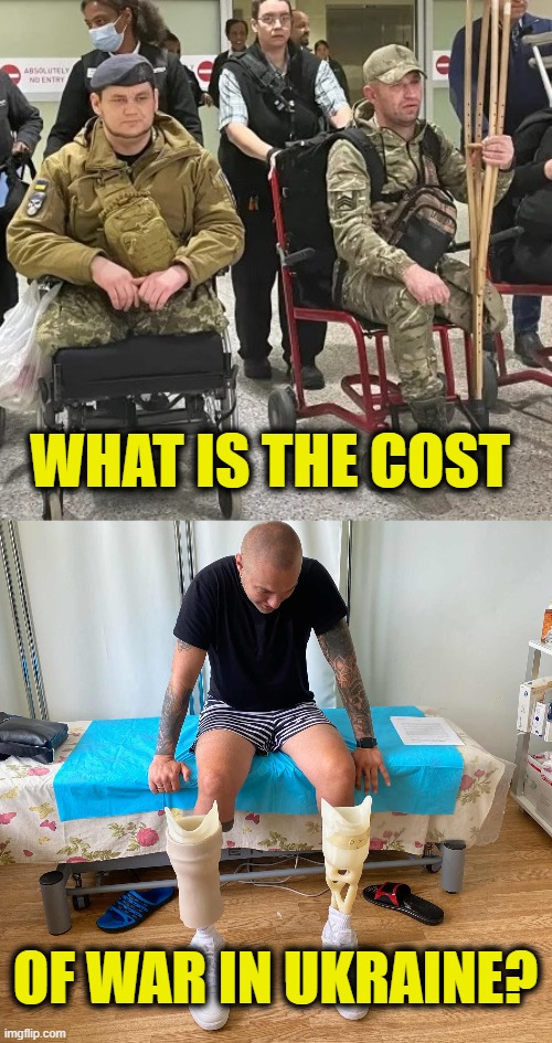 Battle scars | WHAT IS THE COST; OF WAR IN UKRAINE? | image tagged in ukraine | made w/ Imgflip meme maker