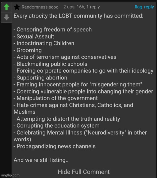 This guy needs a trophy (Alan: I turned off the comments cuz y'all needs to chill) | image tagged in w so big,anti lgbt | made w/ Imgflip meme maker