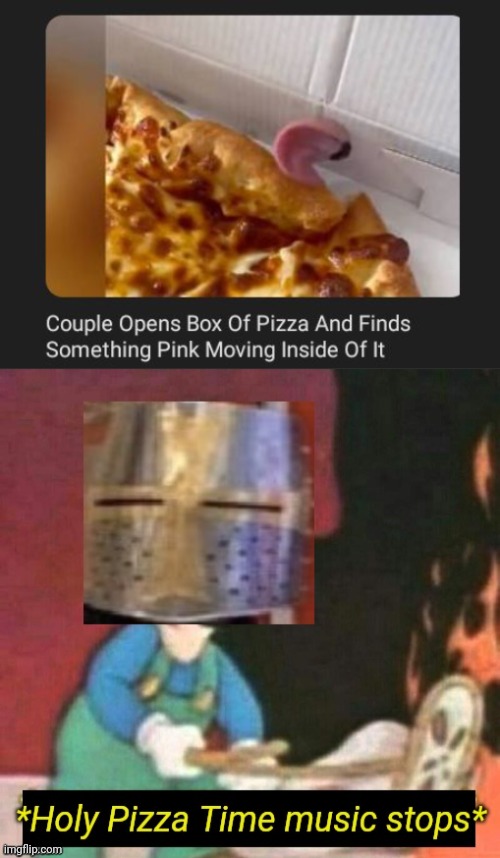 Pink thing moving | image tagged in holy pizza time music stops,pizza box,pink,pizzas,pizza,memes | made w/ Imgflip meme maker
