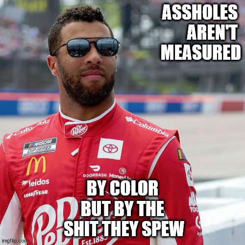 ASSHOLES 
AREN'T 
MEASURED; BY COLOR
BUT BY THE
 SHIT THEY SPEW | image tagged in by the gallons | made w/ Imgflip meme maker