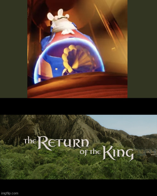 RETURN OF THE GOAT | image tagged in return of the king | made w/ Imgflip meme maker