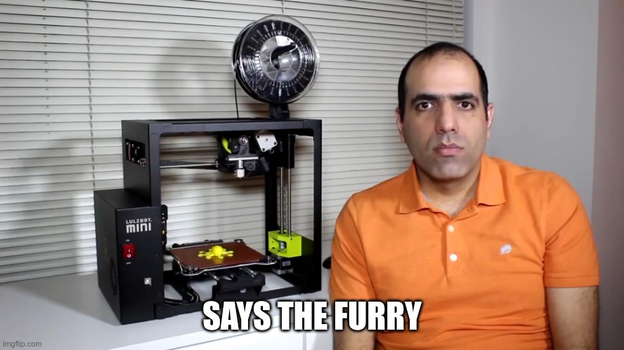 ElectroBOOM Bruh moment | SAYS THE FURRY | image tagged in electroboom bruh moment | made w/ Imgflip meme maker