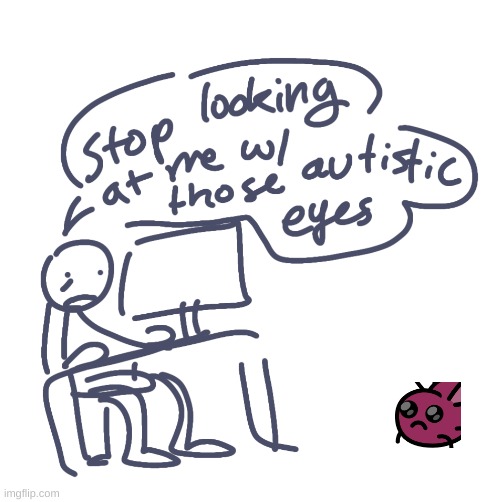 Spider Heck is a really cool game you should play it | image tagged in stop looking at me w/those autistic eyes | made w/ Imgflip meme maker