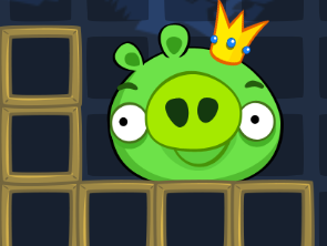 bad piggies king pig angry birds Blank Meme Template