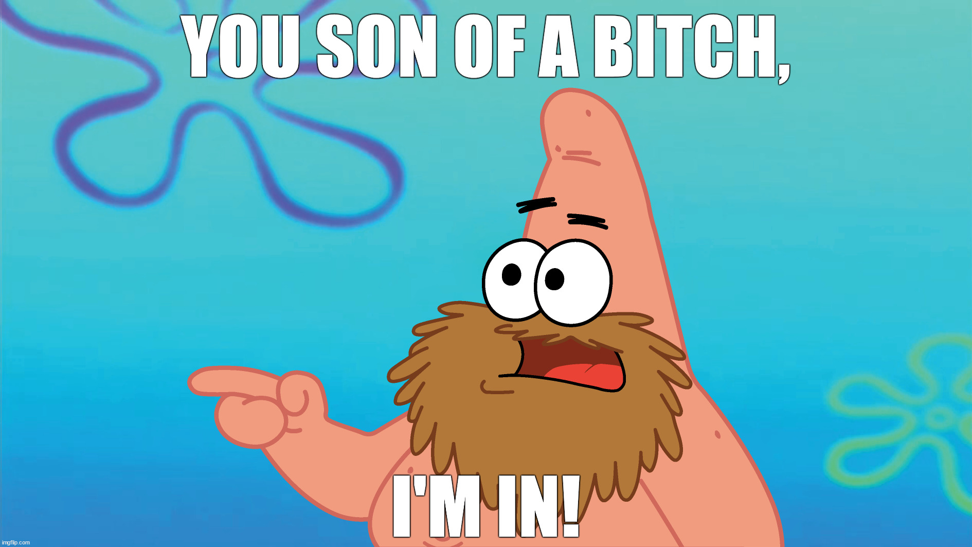 Patrick Star With Beard Imgflip