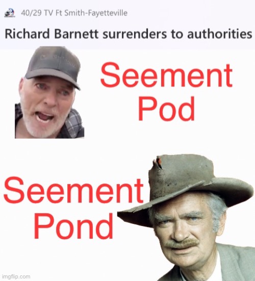 Cement Pod | image tagged in domestic terrorists,redneck hillbilly,loser,swim at your own peril dick | made w/ Imgflip meme maker
